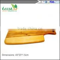 Teak Cutting Board - Rectangle Board With Hand Grip And Juice Canal (24 x 18 x 1.5 in.)