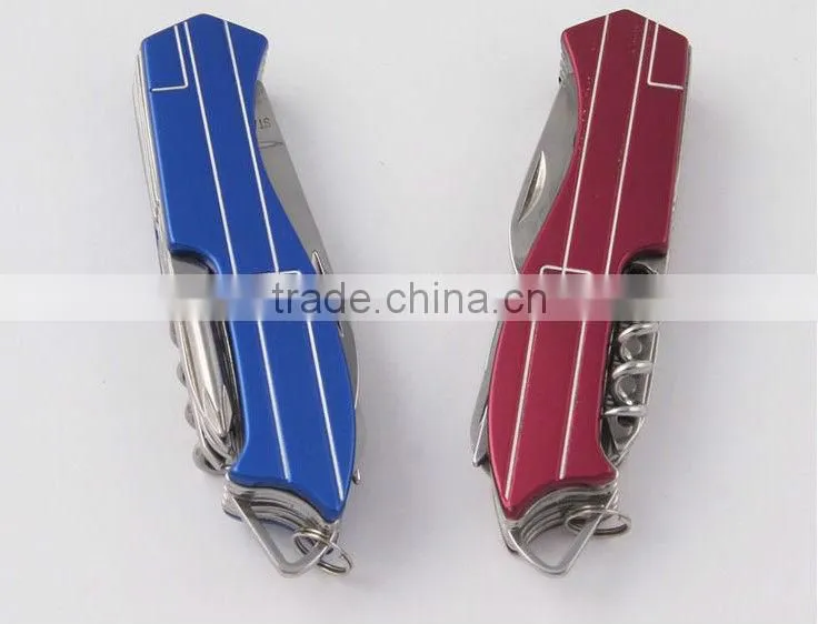 2014 Newest high quality stainless steel pocket multi knife tools KJ5011LG
