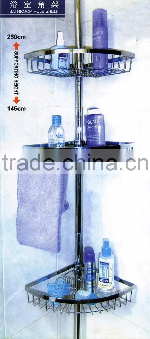 stainless steel bathroom corner shelf