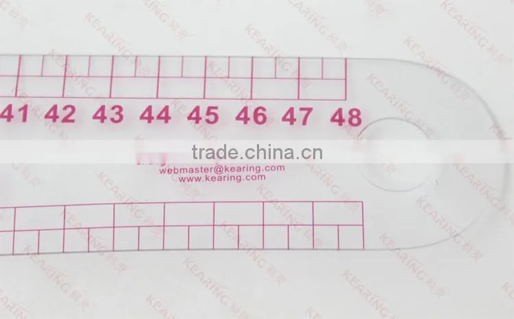 Kearing OEM Hip Line Sewing Ruler 48cm French Curves for Fashion Design Plastic Rulers# 6248