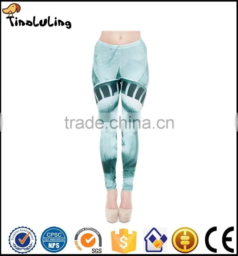 2017 fashion collection 3D digital print liberty sublimation custom leggings
