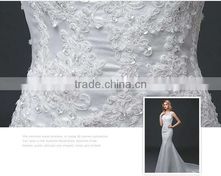 Newest design Chinese Fishtail Mermaid Wedding Dress Fishtail Evening dress
