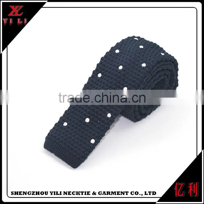 Nice design fashion polyester knitted ties for men