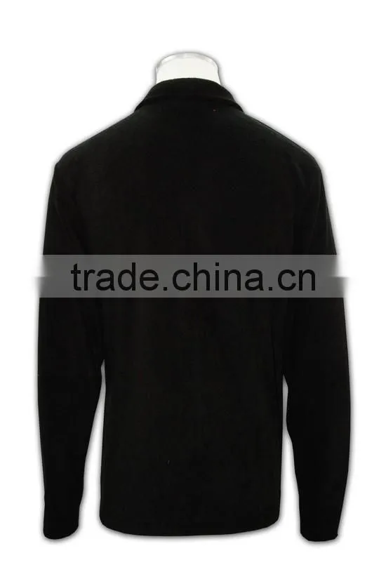 China manufacture high quality custom black mens microfiber fleece hoodie