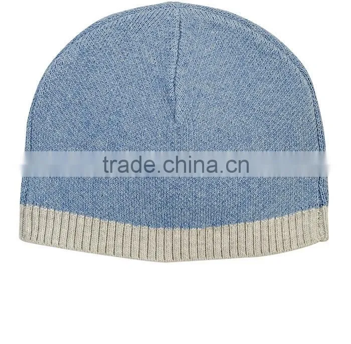 2017 new style custom baby's knitted fashion baby winter hats 100% soft cotton caps for newborn children