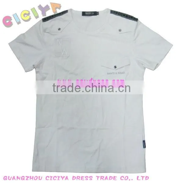 Round collar s/s man t-shirt