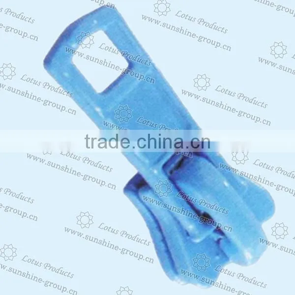 Simple 5# Metal Zipper Slider Green Color Metal Zipper Slider