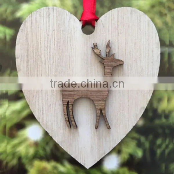Best Selling Designer Decorative Heart Tree Layer Decorations Wood Crafts
