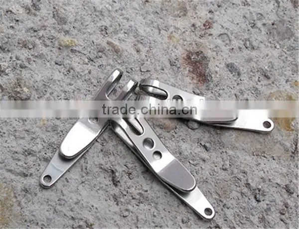 EDC Bag Suspension Clip with Key Ring Carabiner Stainless Steel Outdoor Quicklink Tool
