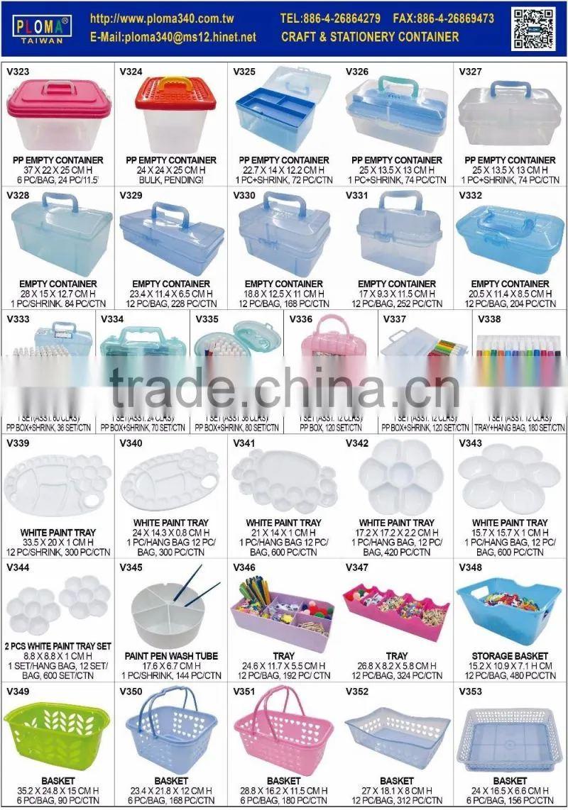 Plastic Trinkets Small Parts Storage Baskets and Storage Bins