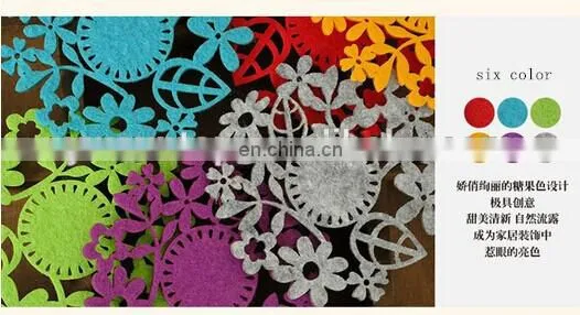 Newest Fancy Attractive felt wine coaster