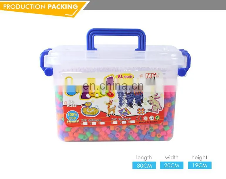 6000PCS Hot sell new kids toys safe material luminous abs plastic beads