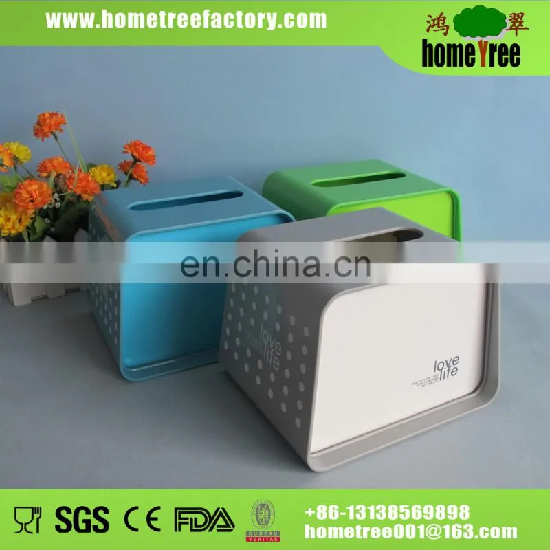2015 modern fashion plastic tissue paper box