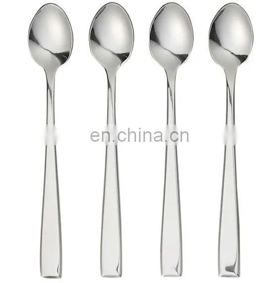 2017 Long Handle Ice Cream Tea Coffee Dessert Spoons With High Quality