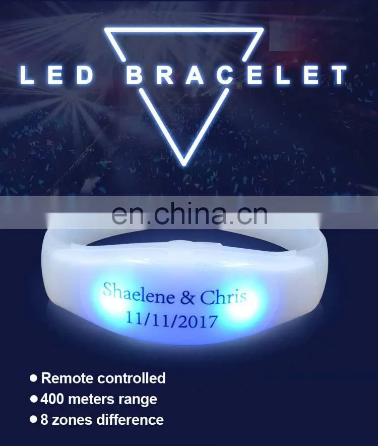 Hot Selling New Design Custom Logo Bracelet Light Factory From China