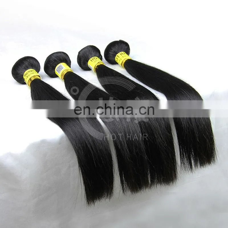 Wholesale 5A 100% virgin brazilain straight remy hair extensions