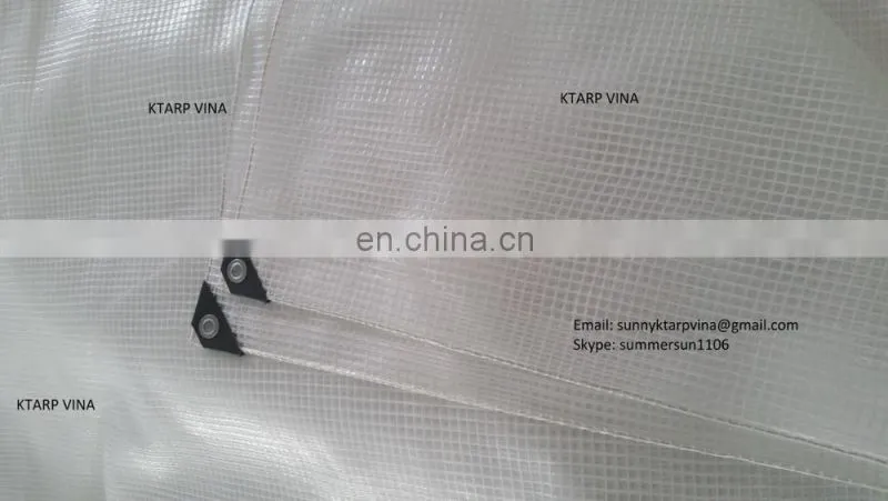 LENO TRANSPARENT TARPAULIN 180GSM- MADE IN VIETNAM