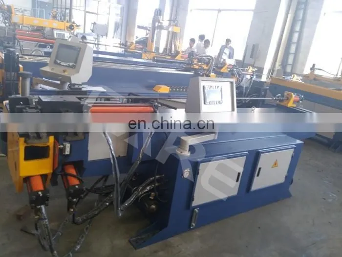 DW50NC Manual feeding hydraulic stainless steel pipe tube bending machine with mandrel ball