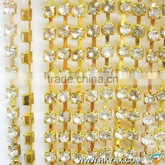 0323L Wholesale Sew on Rhinestone Cup Chain,cup chain rhinestone For dresses,China supplier Rhinestone Cup Chain