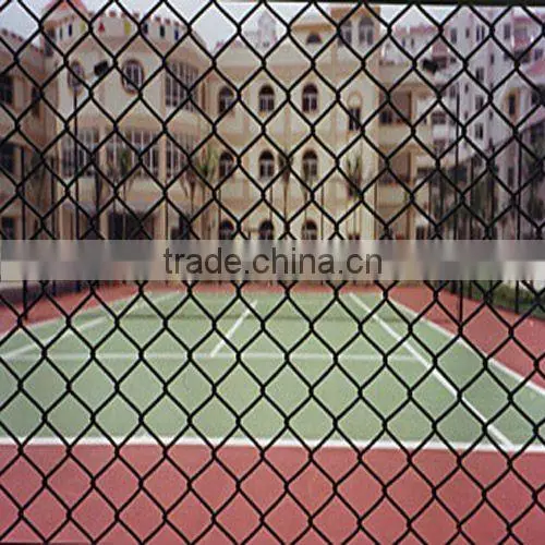 2015 most hot sell green color pvc coated chain link fence