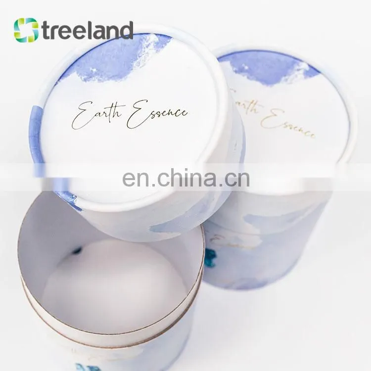 High quality luxury custom eco cosmetic packaging period cup hello cup paper tube