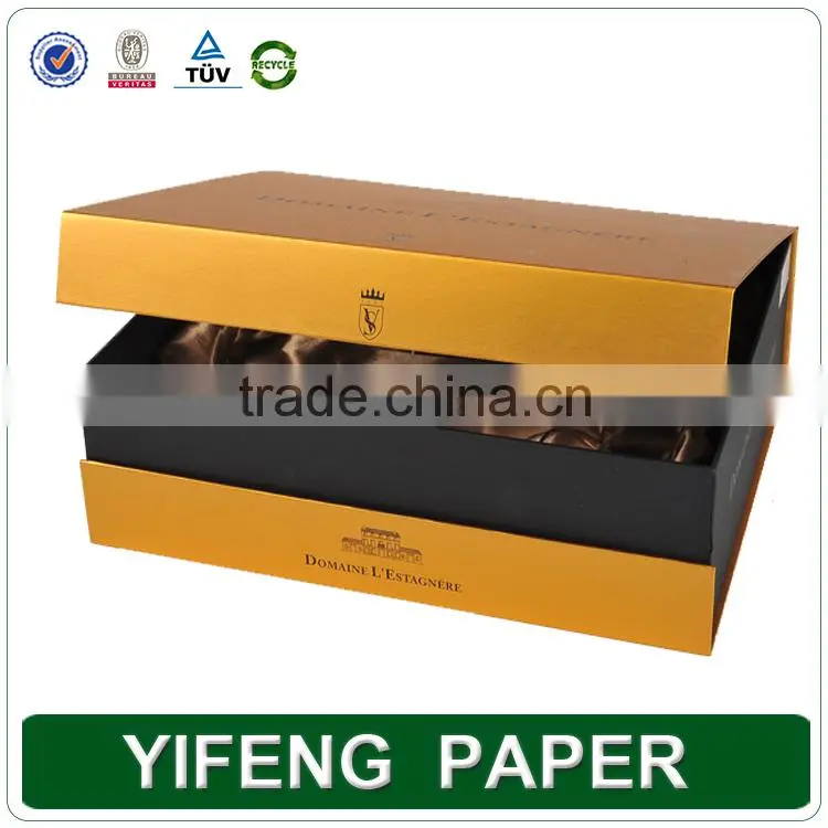Decorative faux leather foldable storage boxes wholesale