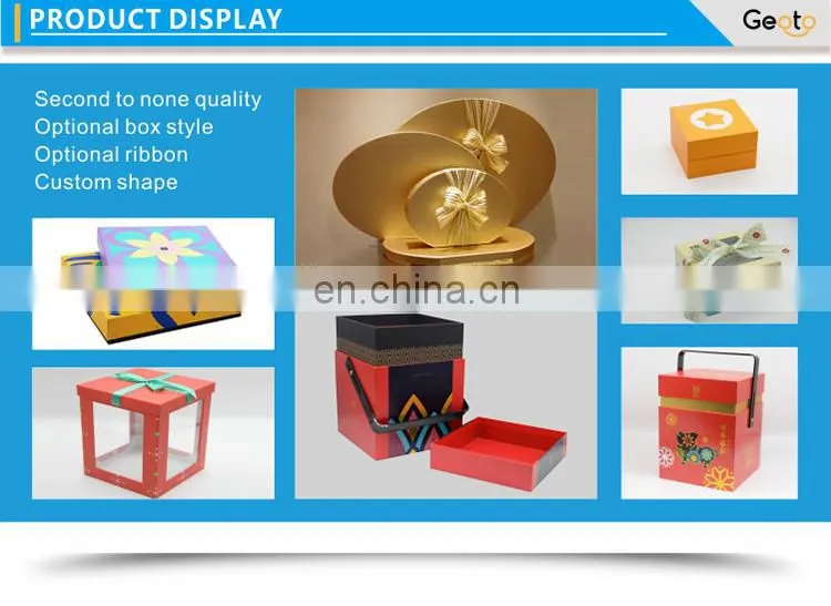 Paperboard book shaped magnet gift box packaging for sweets custom