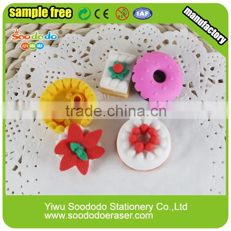 Pretty eraser Cake design student correction