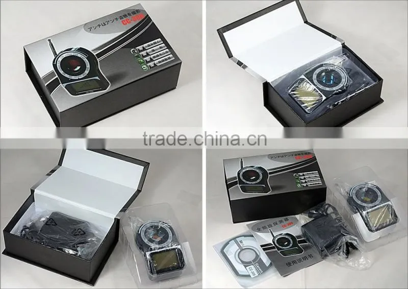 Portable CC309 hidden camera detector wireless vibration signal detector alarm