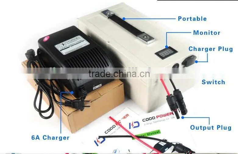 12V40AH LiFePO4 Battery, high power lifepo4 battery pack 12v40ah with BMS, lifepo4 12V40AH Battery Pack with Charger,fuel gauge