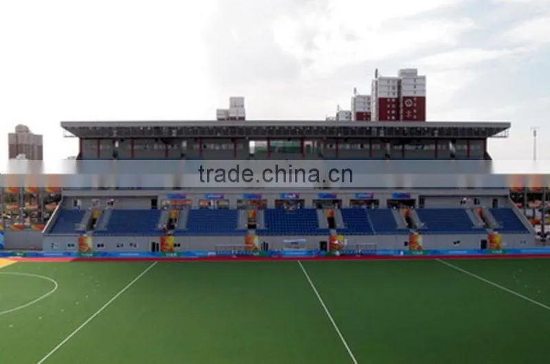 Convenient viewing light steel bleacher