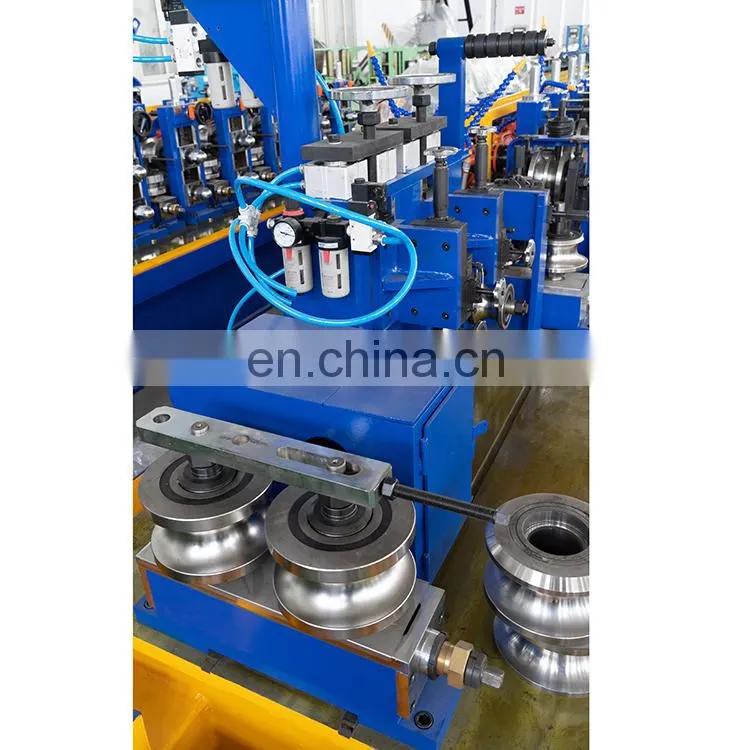 Nanyang high speed and high precision ERW steel pipe making machine tube mill line for urban water pipe