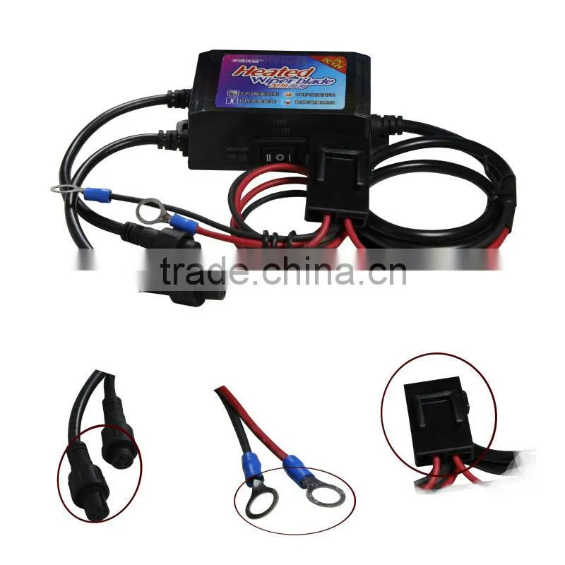 tinsin 12V aotomobiles car boneless intelligent heated wiper blade windshield windscreen wiper blades factory
