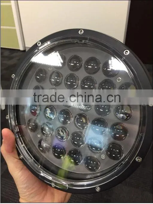 9inch 320w round led driving light waterproof 4D lens offroad headlight 4X4 led work light for SUV ATV
