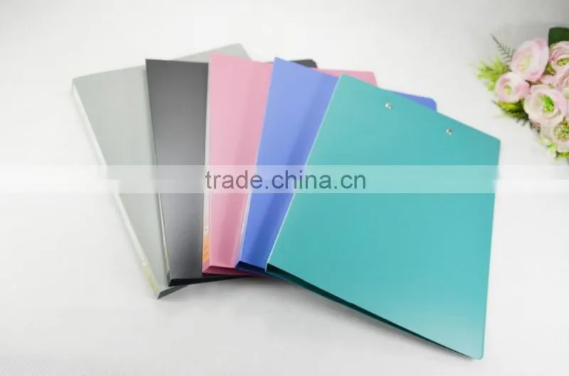 Hard Plastic Single Metal Lever Clip A4 Size Document File Folder