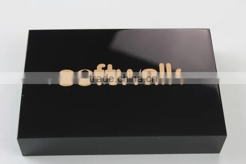 Black Lucite Sign Block Black Perspex Branding Block