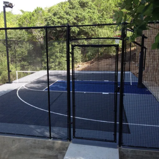 outdoor basketball court fence (3)