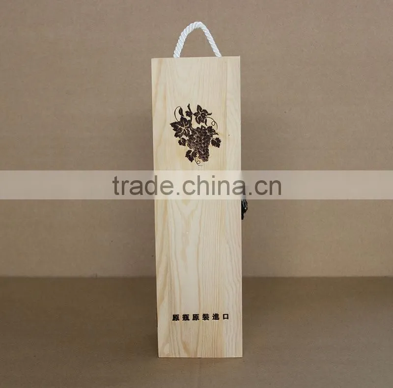 OEM custom design wooden wine packaging box