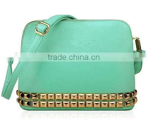 Best Selling Western Style Ladies Genuine Leather Shoulder Lady Handbag 2015