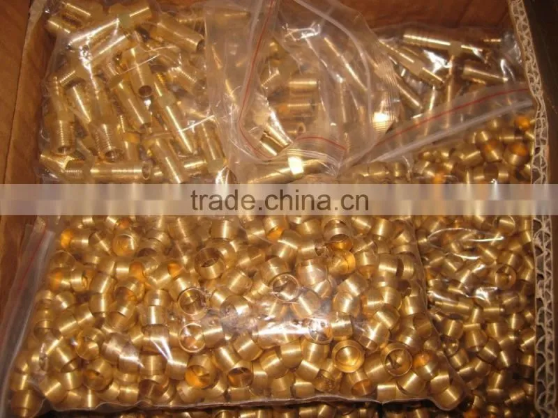 pulbing elbow tee brass fitting