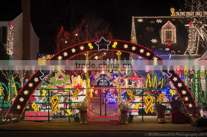 outdoor arch decoration light