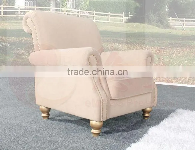(EM-fs4500) Golden house and home furniture top sale fabric sofa