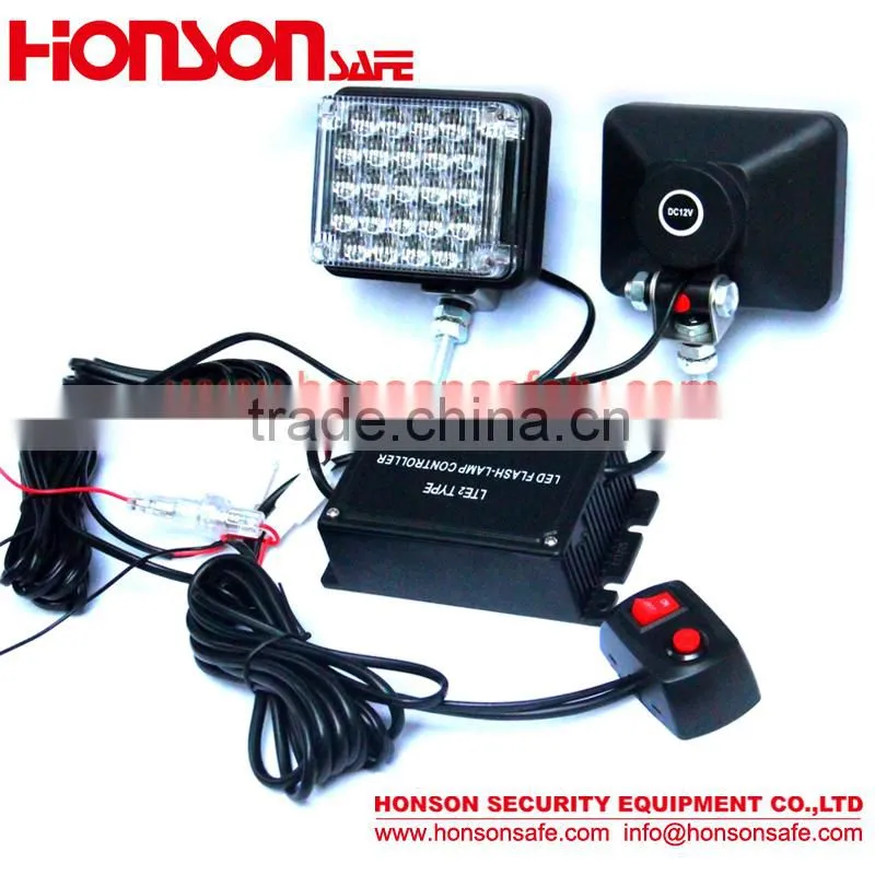 LED Police motorcycle equipment strobe warning lightheads HML-120