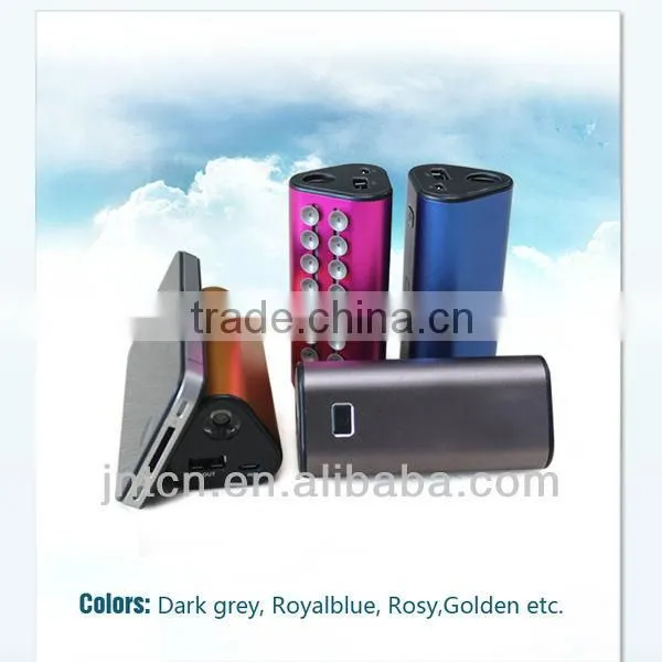 6000-8400mAh unique Trilateral+Cupula high capacity portable USB mobile phone charger power bank for Smartphones MP014