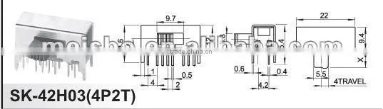 CCC slide circuit breaker control switch