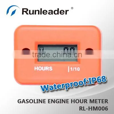 Waterproof Digital LCD Inductive Hour Meter for motocross jet boat motorcycle marine jet ski pit bike dirt bike atv outboard ATV