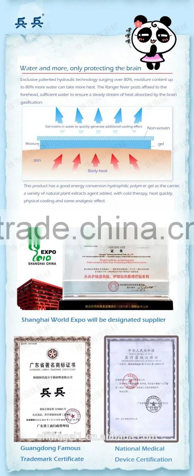 fever treatment for baby fever cooling gel patches no side effect Baby fever reducing