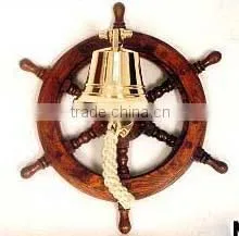 Brass Nautical Bell Wall Hanging