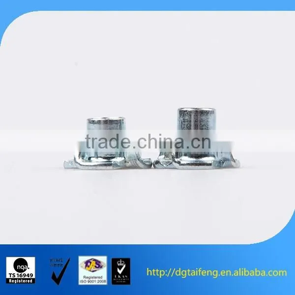 Metal M8 galvanized stainless steel tee nut