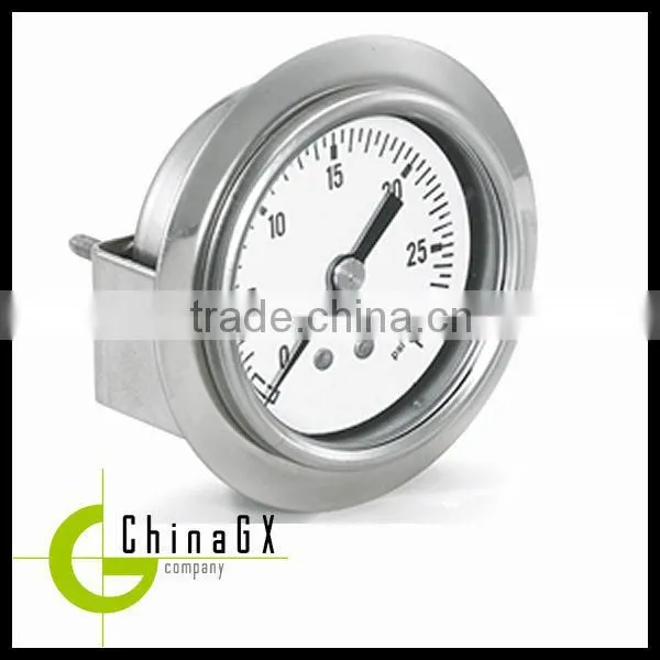 Stainless oil filled pressure gauge manometer bar